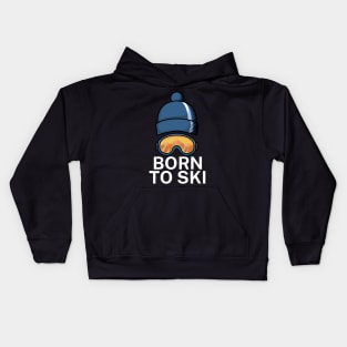 Born to ski Kids Hoodie